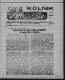 Rolnik : bezpłatny dodatek do "Głosu Wąbrzeskiego" poświęcony zagadnieniom rolniczym 1931.09.19, R. 3, nr 25