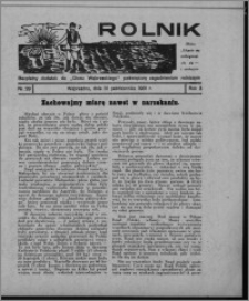 Rolnik : bezpłatny dodatek do "Głosu Wąbrzeskiego" poświęcony zagadnieniom rolniczym 1931.10.31, R. 3, nr 29