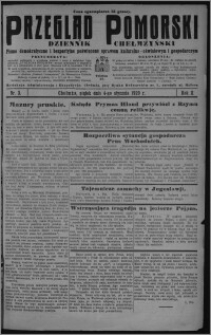 Przegląd Pomorski : dziennik chełmżyński : pismo demokratyczne i bezpartyjne poświęcone sprawom kulturalno-oświatowym i gospodarczym 1929.01.04, R. 2, nr 3