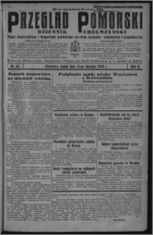 Przegląd Pomorski : dziennik chełmżyński : pismo demokratyczne i bezpartyjne poświęcone sprawom kulturalno-oświatowym i gospodarczym 1929.01.18, R. 2, nr 15