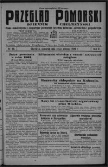 Przegląd Pomorski : dziennik chełmżyński : pismo demokratyczne i bezpartyjne poświęcone sprawom kulturalno-oświatowym i gospodarczym 1929.01.24, R. 2, nr 20