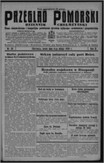 Przegląd Pomorski : dziennik chełmżyński : pismo demokratyczne i bezpartyjne poświęcone sprawom kulturalno-oświatowym i gospodarczym 1929.02.06, R. 2, nr 30