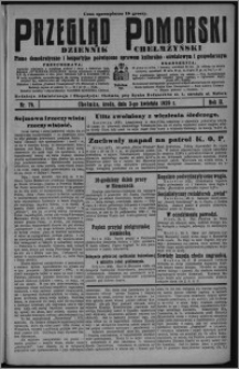 Przegląd Pomorski : dziennik chełmżyński : pismo demokratyczne i bezpartyjne poświęcone sprawom kulturalno-oświatowym i gospodarczym 1929.04.03, R. 2, nr 76