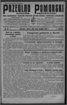 Przegląd Pomorski : dziennik chełmżyński : pismo demokratyczne i bezpartyjne poświęcone sprawom kulturalno-oświatowym i gospodarczym 1929.04.16, R. 2, nr 87