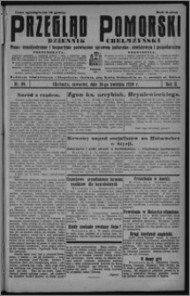 Przegląd Pomorski : dziennik chełmżyński : pismo demokratyczne i bezpartyjne poświęcone sprawom kulturalno-oświatowym i gospodarczym 1929.04.18, R. 2, nr 89