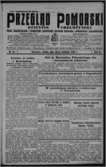 Przegląd Pomorski : dziennik chełmżyński : pismo demokratyczne i bezpartyjne poświęcone sprawom kulturalno-oświatowym i gospodarczym 1929.04.20, R. 2, nr 91