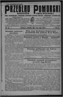 Przegląd Pomorski : dziennik chełmżyński : pismo demokratyczne i bezpartyjne poświęcone sprawom kulturalno-oświatowym i gospodarczym 1929.05.16, R. 2, nr 111 + Bezpłatny dodatek ilustrowany poświęcony Powszechnej Wystawie Krajowej w Poznaniu