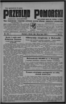 Przegląd Pomorski : dziennik chełmżyński : pismo demokratyczne i bezpartyjne poświęcone sprawom kulturalno-oświatowym i gospodarczym : organ urzędowych ogłoszeń pow. toruńskiego i m. Chełmży 1929.07.30, R. 2, nr 172