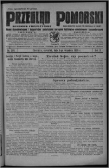 Przegląd Pomorski : dziennik chełmżyński : pismo demokratyczne i bezpartyjne poświęcone sprawom kulturalno-oświatowym i gospodarczym : organ urzędowych ogłoszeń pow. toruńskiego i m. Chełmży 1929.09.05, R. 2, nr 203