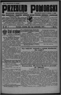 Przegląd Pomorski : dziennik chełmżyński : pismo demokratyczne i bezpartyjne poświęcone sprawom kulturalno-oświatowym i gospodarczym : organ urzędowych ogłoszeń pow. toruńskiego i m. Chełmży 1929.10.03, R. 2, nr 227
