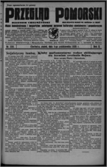 Przegląd Pomorski : dziennik chełmżyński : pismo demokratyczne i bezpartyjne poświęcone sprawom kulturalno-oświatowym i gospodarczym : organ urzędowych ogłoszeń pow. toruńskiego i m. Chełmży 1929.10.04, R. 2, nr 228