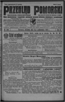 Przegląd Pomorski : dziennik chełmżyński : pismo demokratyczne i bezpartyjne poświęcone sprawom kulturalno-oświatowym i gospodarczym : organ urzędowych ogłoszeń pow. toruńskiego i m. Chełmży 1929.10.06, R. 2, nr 230 + Strzecha Rodzinna nr 40