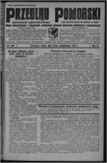 Przegląd Pomorski : dziennik chełmżyński : pismo demokratyczne i bezpartyjne poświęcone sprawom kulturalno-oświatowym i gospodarczym : organ urzędowych ogłoszeń pow. toruńskiego i m. Chełmży 1929.10.30, R. 2, nr 250