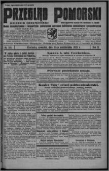 Przegląd Pomorski : dziennik chełmżyński : pismo demokratyczne i bezpartyjne poświęcone sprawom kulturalno-oświatowym i gospodarczym : organ urzędowych ogłoszeń pow. toruńskiego i m. Chełmży 1929.10.31, R. 2, nr 251