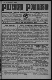 Przegląd Pomorski : dziennik chełmżyński : pismo demokratyczne i bezpartyjne poświęcone sprawom kulturalno-oświatowym i gospodarczym : organ urzędowych ogłoszeń pow. toruńskiego i m. Chełmży 1929.11.08, R. 2, nr 257