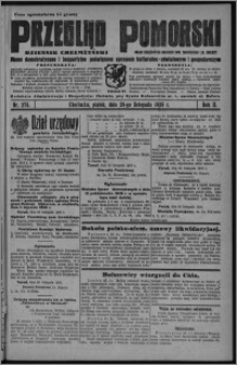 Przegląd Pomorski : dziennik chełmżyński : pismo demokratyczne i bezpartyjne poświęcone sprawom kulturalno-oświatowym i gospodarczym : organ urzędowych ogłoszeń pow. toruńskiego i m. Chełmży 1929.11.29, R. 2, nr 275