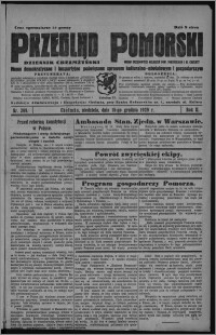 Przegląd Pomorski : dziennik chełmżyński : pismo demokratyczne i bezpartyjne poświęcone sprawom kulturalno-oświatowym i gospodarczym : organ urzędowych ogłoszeń pow. toruńskiego i m. Chełmży 1929.12.15, R. 2, nr 289 + Rolnik Polski nr 4