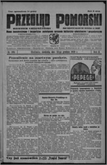 Przegląd Pomorski : dziennik chełmżyński : pismo demokratyczne i bezpartyjne poświęcone sprawom kulturalno-oświatowym i gospodarczym : organ urzędowych ogłoszeń pow. toruńskiego i m. Chełmży 1929.12.22, R. 2, nr 295