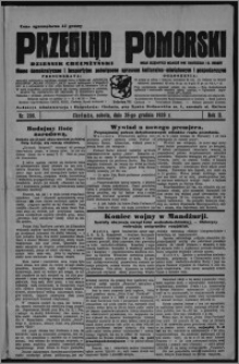 Przegląd Pomorski : dziennik chełmżyński : pismo demokratyczne i bezpartyjne poświęcone sprawom kulturalno-oświatowym i gospodarczym : organ urzędowych ogłoszeń pow. toruńskiego i m. Chełmży 1929.12.28, R. 2, nr 298