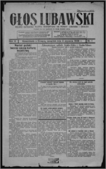 Głos Lubawski : polsko-katolicka gazeta bezpartyjna na powiat lubawski i okolice 1936.01.02, R. 3, nr 1