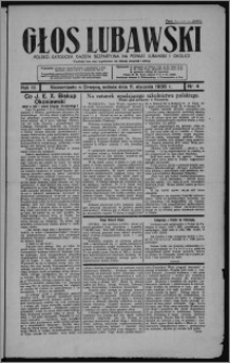 Głos Lubawski : polsko-katolicka gazeta bezpartyjna na powiat lubawski i okolice 1936.01.11, R. 3, nr 4 + Dodatek Rolniczy [nr 2]