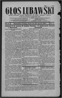 Głos Lubawski : polsko-katolicka gazeta bezpartyjna na powiat lubawski i okolice 1936.01.28, R. 3, nr 11