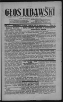 Głos Lubawski : polsko-katolicka gazeta bezpartyjna na powiat lubawski i okolice 1936.03.12, R. 3, nr 30