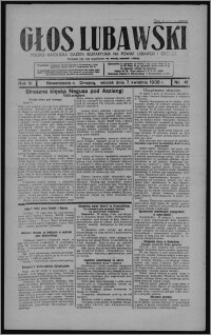 Głos Lubawski : polsko-katolicka gazeta bezpartyjna na powiat lubawski i okolice 1936.04.07, R. 3, nr 41