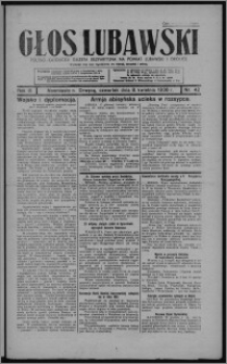 Głos Lubawski : polsko-katolicka gazeta bezpartyjna na powiat lubawski i okolice 1936.04.08 [i.e. 1936.04.09], R. 3, nr 42