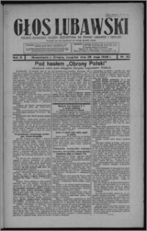 Głos Lubawski : polsko-katolicka gazeta bezpartyjna na powiat lubawski i okolice 1936.05.28, R. 3, nr 62