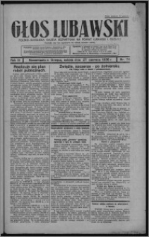 Głos Lubawski : polsko-katolicka gazeta bezpartyjna na powiat lubawski i okolice 1936.06.27, R. 3, nr 74 + Dodatek Rolniczy nr 26