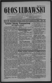 Głos Lubawski : polsko-katolicka gazeta bezpartyjna na powiat lubawski i okolice 1936.10.06, R. 3, nr 116