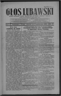 Głos Lubawski : polsko-katolicka gazeta bezpartyjna na powiat lubawski i okolice 1936.10.08, R. 3, nr 117