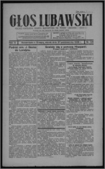 Głos Lubawski : polsko-katolicka gazeta bezpartyjna na powiat lubawski i okolice 1936.10.27, R. 3, nr 125