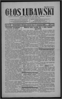 Głos Lubawski : polsko-katolicka gazeta bezpartyjna na powiat lubawski i okolice 1936.11.17, R. 3, nr 134