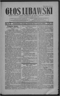 Głos Lubawski : polsko-katolicka gazeta bezpartyjna na powiat lubawski i okolice 1936.12.17, R. 3, nr 147