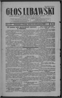 Głos Lubawski : polsko-katolicka gazeta bezpartyjna na powiat lubawski i okolice 1936.12.29, R. 3, nr 151