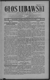 Głos Lubawski : polsko-katolicka gazeta bezpartyjna na powiat lubawski i okolice 1937.03.16, R. 6 [i.e. 4], nr 32