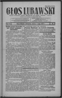 Głos Lubawski : polsko-katolicka gazeta bezpartyjna na powiat lubawski i okolice 1937.05.01, R. 6 [i.e. 4], nr 51 + Dodatek Rolniczy nr 15