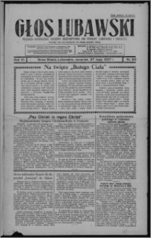 Głos Lubawski : polsko-katolicka gazeta bezpartyjna na powiat lubawski i okolice 1937.05.27, R. 6 [i.e. 4], nr 60