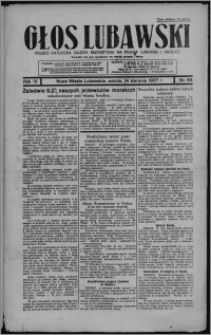 Głos Lubawski : polsko-katolicka gazeta bezpartyjna na powiat lubawski i okolice 1937.08.14, R. 4, nr 94