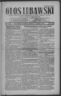 Głos Lubawski : polsko-katolicka gazeta bezpartyjna na powiat lubawski i okolice 1937.09.11, R. 4, nr 106