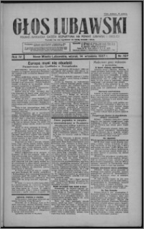 Głos Lubawski : polsko-katolicka gazeta bezpartyjna na powiat lubawski i okolice 1937.09.14, R. 4, nr 107