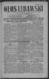 Głos Lubawski : polsko-katolicka gazeta bezpartyjna na powiat lubawski i okolice 1937.09.16, R. 4, nr 108