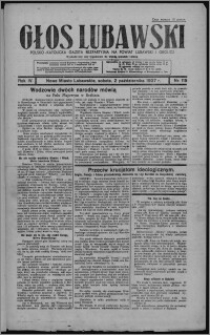 Głos Lubawski : polsko-katolicka gazeta bezpartyjna na powiat lubawski i okolice 1937.10.02, R. 4, nr 115