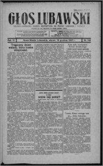 Głos Lubawski : polsko-katolicka gazeta bezpartyjna na powiat lubawski i okolice 1937.12.13 [i.e. 1937.12.14], R. 4, nr 144