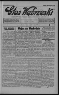 Głos Wąbrzeski : bezpartyjne polsko-katolickie pismo ludowe 1931.09.22, R. 11, nr 111