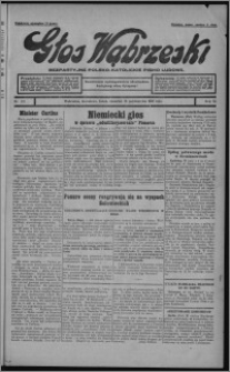 Głos Wąbrzeski : bezpartyjne polsko-katolickie pismo ludowe 1931.10.15, R. 11, nr 121