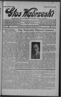 Głos Wąbrzeski : bezpartyjne polsko-katolickie pismo ludowe 1931.11.28, R. 10[!], nr 140