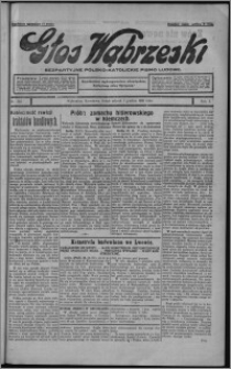 Głos Wąbrzeski : bezpartyjne polsko-katolickie pismo ludowe 1931.12.01, R. 10[!], nr 141